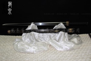 鎏金四圣高端八面汉剑-古法锻造-精工版