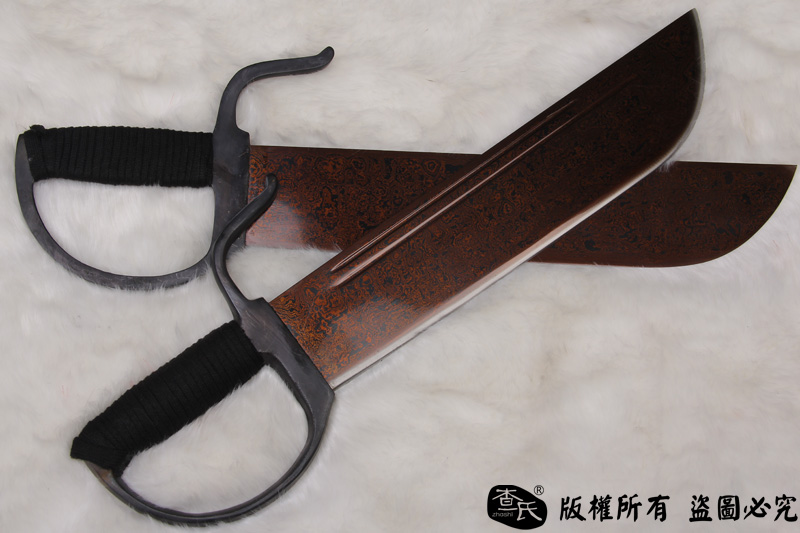 高档咏春刀-百炼钢打造-蝴蝶双刀-叶问用刀