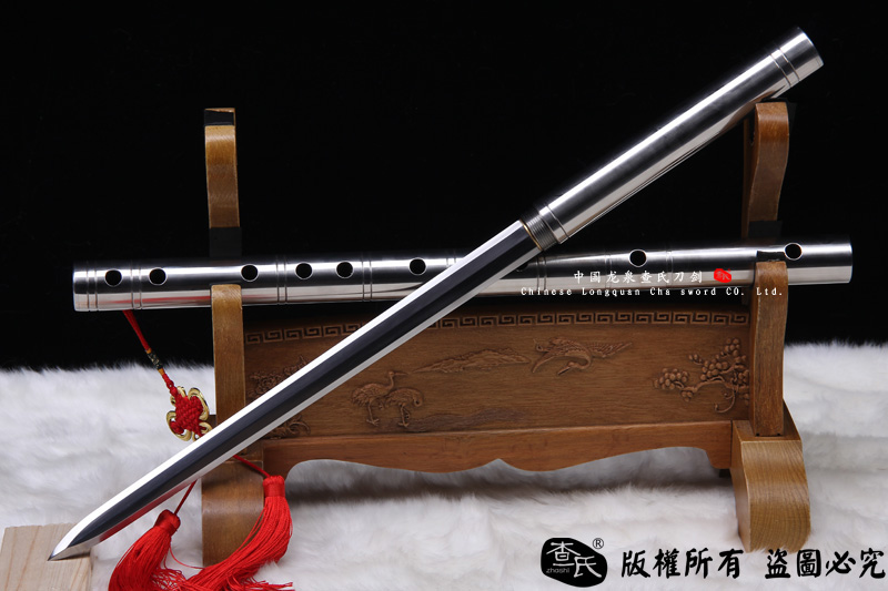 笛子剑-高强度外鞘棍剑-摆设，镇宅，镇贼，防身,收藏专用
