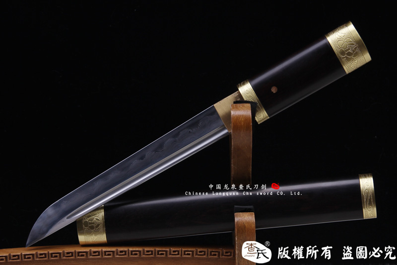 精品檀木短唐刀