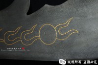 青龙偃月刀-关云长用刀-手雕装具，百炼钢刀身