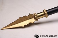 青龙偃月刀-关云长用刀-手雕装具，百炼钢刀身