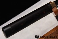素装唐刀-高碳钢敷土烧刃