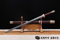 花纹钢铜装卧龙剑