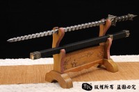 手工传统方节鞭（鞭）-百炼钢精品