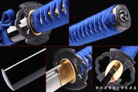 蓝色唐花侟打刀