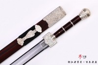 如意纯银陨铁剑